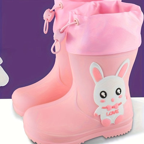 Dino & Bunny Regenstiefel für Kinder - Verspielter Wasserdichter Schutz