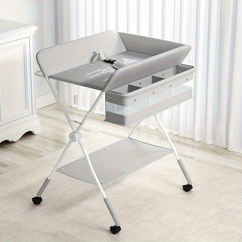 Verstellbare und Tragbare Wickeltisch für Babys – Perfekt für Organisation und Komfort