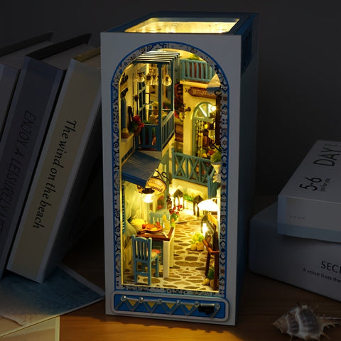 Handgefertigtes 3D Holzpuzzle – Meer inspiriertes Miniaturhaus