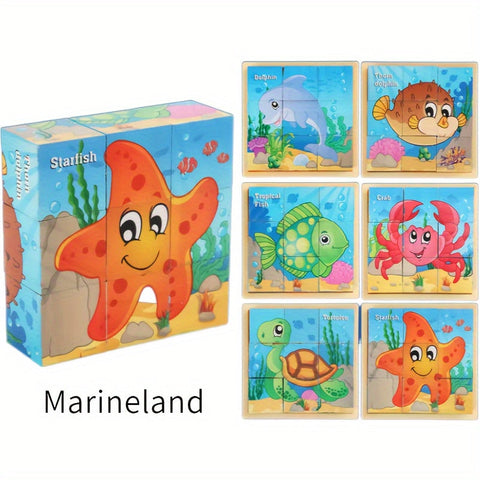 Bunte Blockpuzzle Abenteuer - Pädagogisches Spielzeug für Kinder