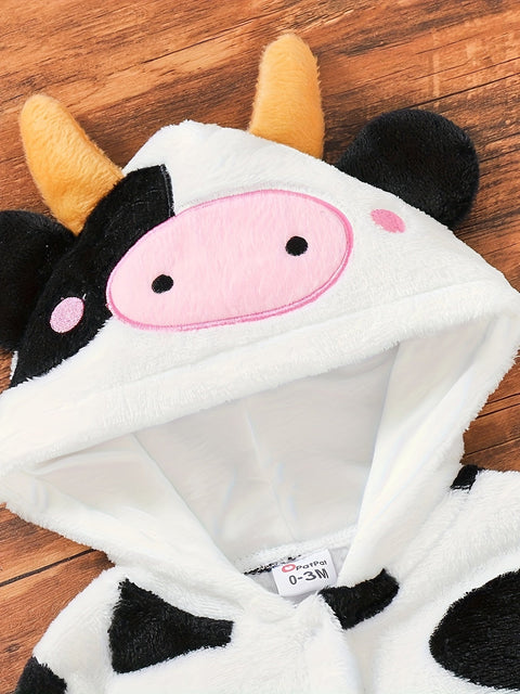Süßer Baby Kuh Overall – Inklusive Hut für Herbst und Winter