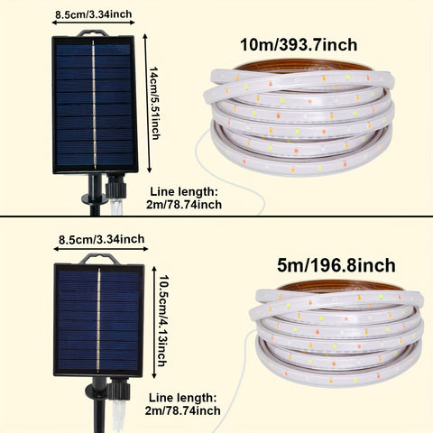SolarGlow LED Lichterkette – Für kreative Außenbeleuchtung