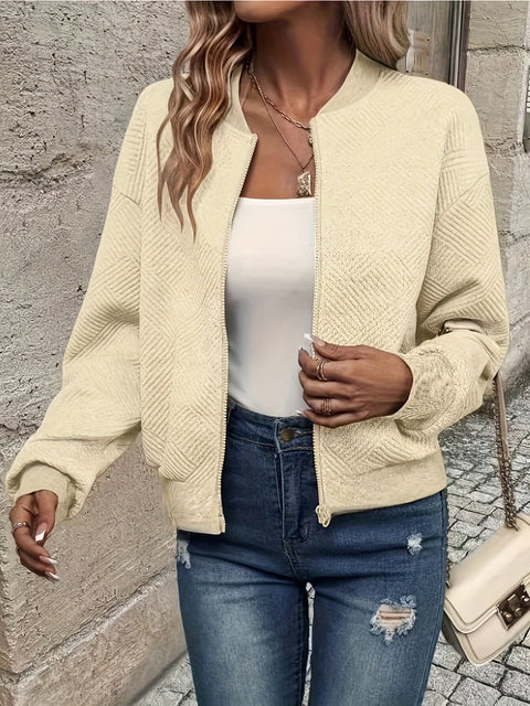 Stylische Woven Bomberjacke - Leicht und Komfortabel für Jeden Anlass