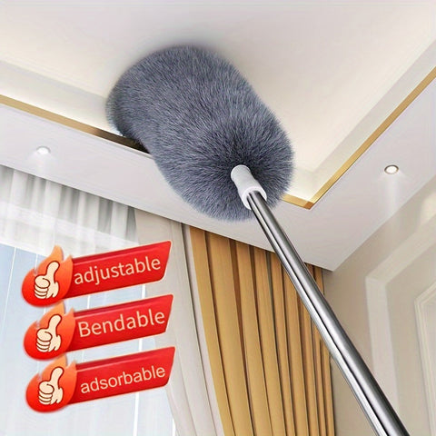 FlexiClean Teleskopstaubwischer – Verstellbar und Flexibel