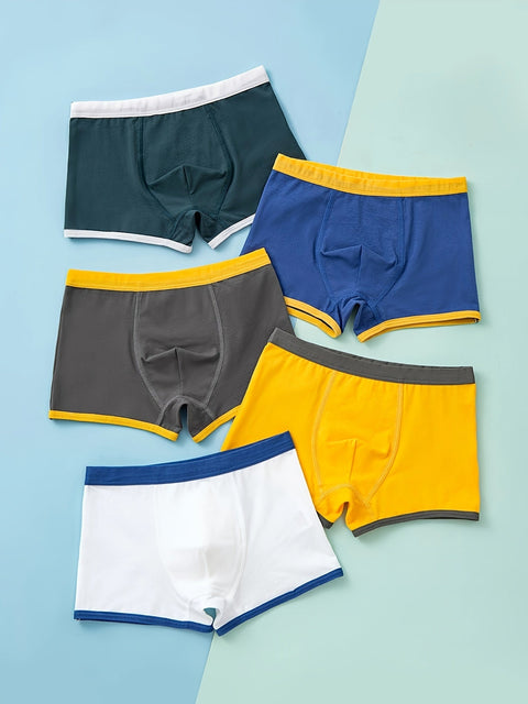 Dinosaurier-Unterwäsche für Jungen - 5-teiliges Set aus bequemen Boxershorts