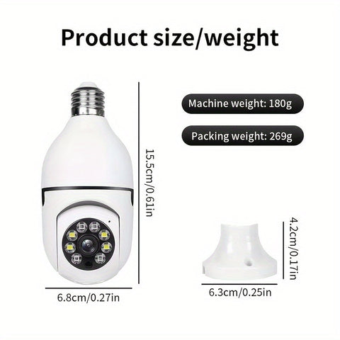 VisionGuard Smarte Lampenkamera - Für Sicherheit und Komfort im Haus