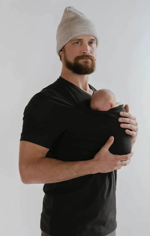 Bequemes Baby Trag T-Shirt – Handsfree Tragen für Eltern