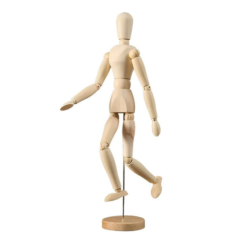 Aprikosen Holz Kunstmannequin – Flexibel und Natürlicher Look