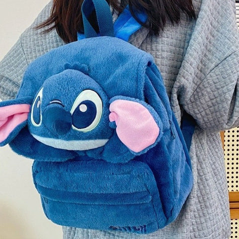 Disney Stitch Plüsch Rucksack für Kinder – Süß und Langlebig für Schule und Alltag
