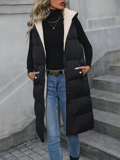 Eva Puffy Weste - Stilvoll und Warm für Damen im Herbst und Winter