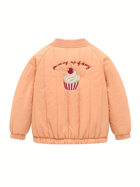 Schönes Kinderjacket mit Besticktem Mond – Perfekt für Herbst und Winter