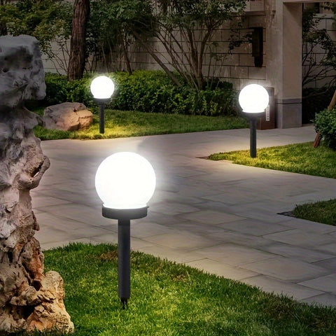 Solar LED Gartenlampen – Sphärische Beleuchtung für Wege und Gärten