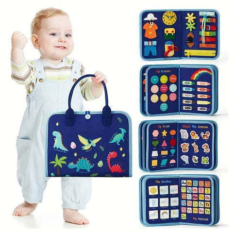 Busy Book Educatives Spielset – Lehrreiches und Interaktives Spielbuch für Kinder