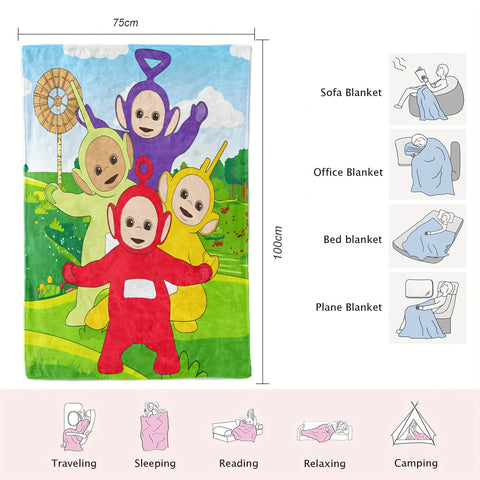 Teletubbies Decke - Für Kinder, Weich und Vielseitig