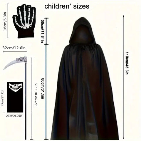 Schatten des Todes Kostüm - Der Unvergessliche Sensenmann Look