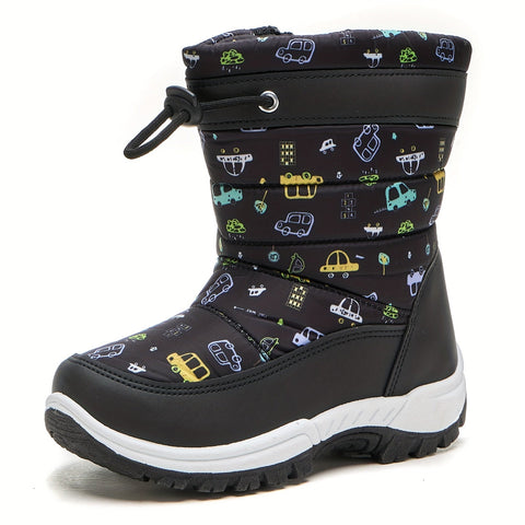 Verspielte Abenteurer Schneestiefel für Kinder - Warm und Sicher für Draußen