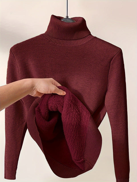Thermischer Rollkragenpullover - Bequem und Warm für Kalte Tage