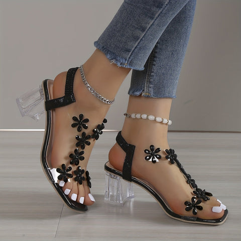 Blumenfest Sandalen für Damen - Luftig und Chic für Sonnige Tage