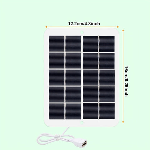 Tragbares Solarpanel mit USB – Immer und Überall Energie