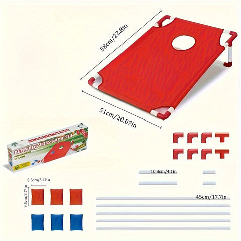 Tragbares Cornhole-Spielset – Perfekt für Familienvergnügen im Freien