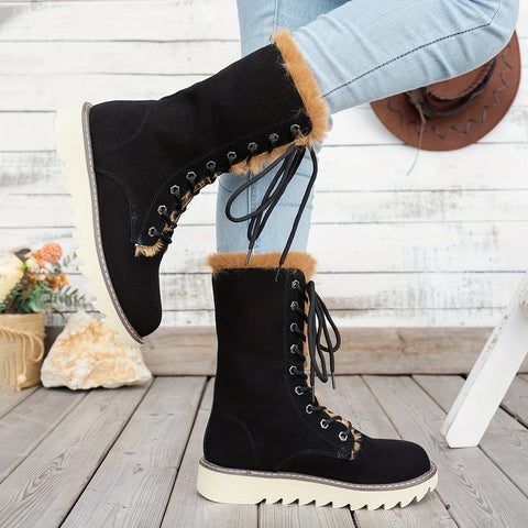Lieke Winterstiefel mit Schnürsenkeln - Für Stil und Wärme