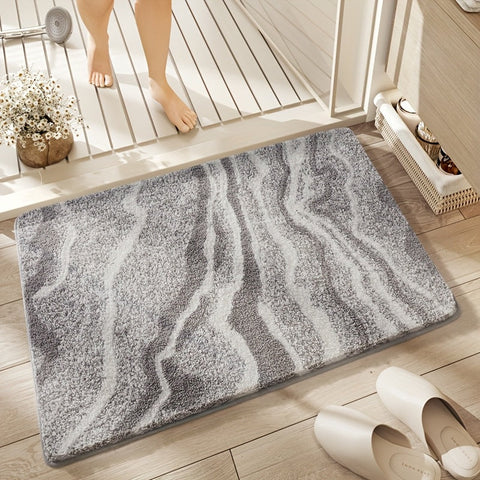 Fluffy Flocking Badmat – Absorbierend und Weich für Badezimmer oder Küche