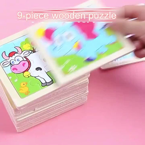 Bildungs Holzpuzzle – Für junge Entdecker