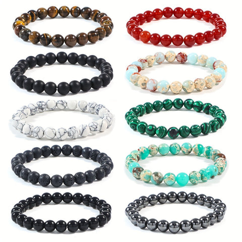 Bunte Natursteinarmbänder - Für einen stilvollen Flair