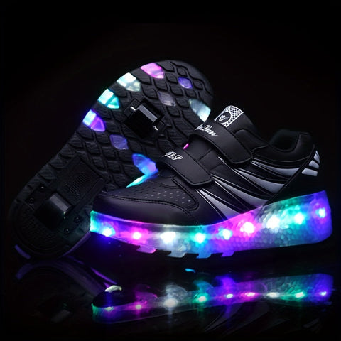 LichtJong Leuchtende Roller Sneakers - Für Kinder, die sich gerne bewegen