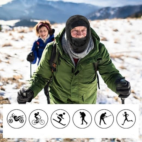 ArcticShield 3-in-1 Wintermütze – Warm, Winddicht und Multifunktional