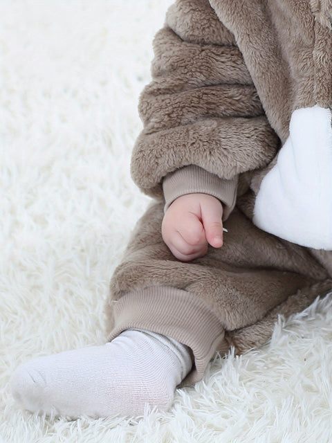 Bennie Bären Strampler für Babys - Warmer und Gemütlicher Jumpsuit für Draußen