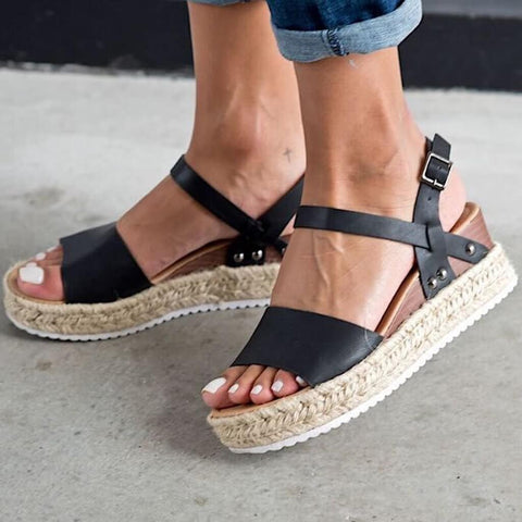 Damen Plattform Espadrille Sandalen – Stilvolle und Bequeme Sommerschuhe