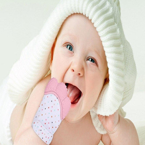 Baby Zahnungsberuhigende Handschuh – Komfort für dein Kleines