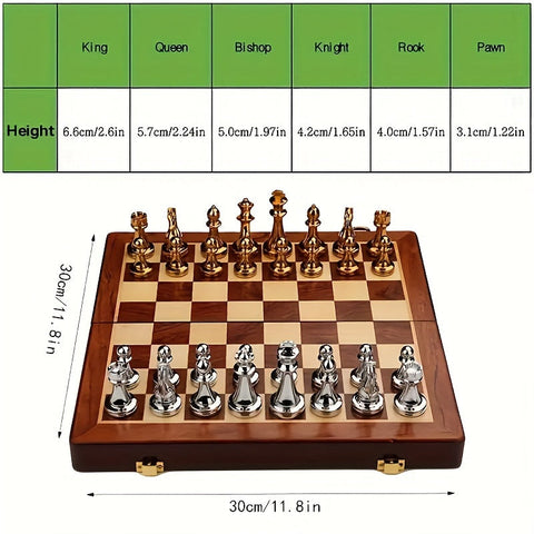 Vintage Schachspiel Set – Strategisch und Zeitlos