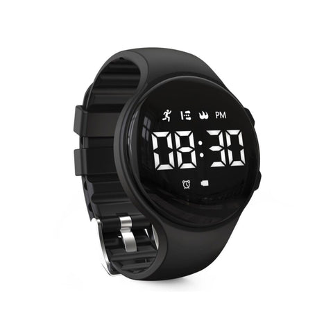 LED Digitaler Schrittzähler Uhr mit Vibrationsalarm – Fitness Tracker für Kinder