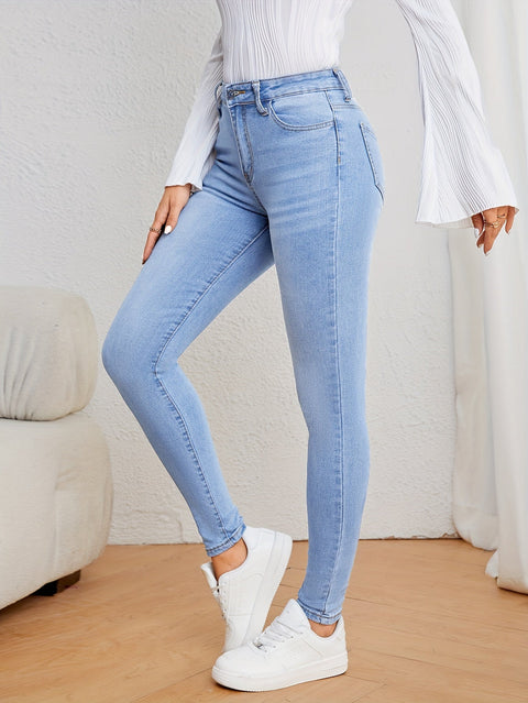 Emma Casual Skinny Jeans - Stilvoll, Bequem und Perfekt für Herbst & Winter