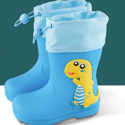 Dino & Bunny Regenstiefel für Kinder - Verspielter Wasserdichter Schutz