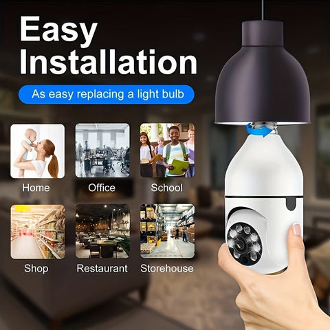 VisionGuard Smarte Lampenkamera - Für Sicherheit und Komfort im Haus