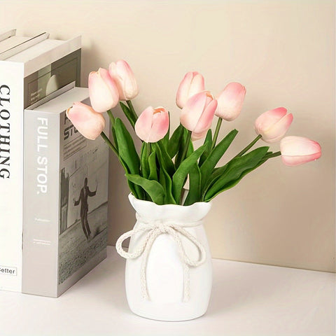 Bohemian Geometrische Dekorative Vase – Ideal für Frühling und Ostern Dekorationen