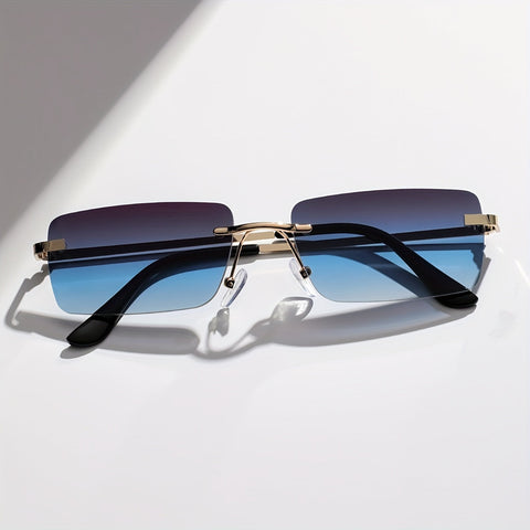 Stilvolle rahmenlose Sonnenbrille – Trendy und komfortabel für Männer