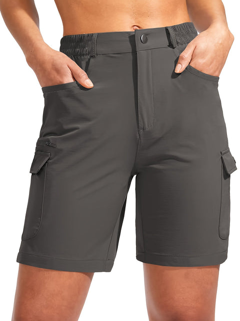 Schnelltrocknende Cargoshorts für Damen – Komfortabel und Funktional für Wandern und Abenteuer
