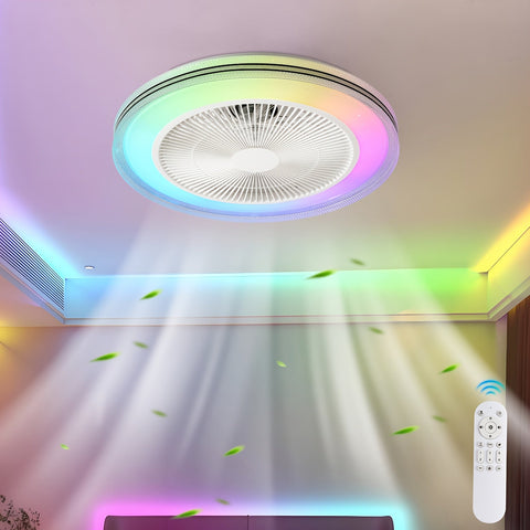 LumiCool RGB Deckenventilator – Frisch und Gemütlich