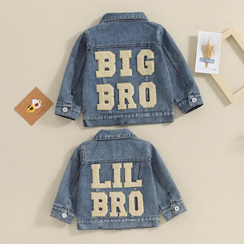 Jeansjacke für Jungen - Großer Bruder & Kleiner Bruder