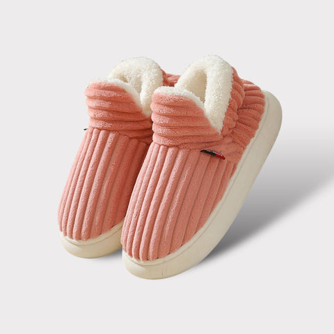 Damen Fleece Pantoffeln - Warm und Stilvoll