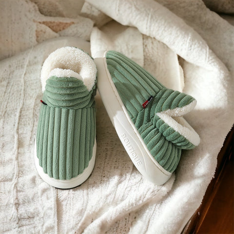 Damen Fleece Pantoffeln - Warm und Stilvoll