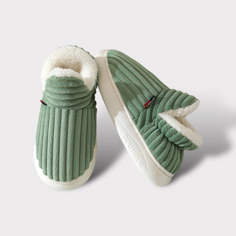 Damen Fleece Pantoffeln - Warm und Stilvoll