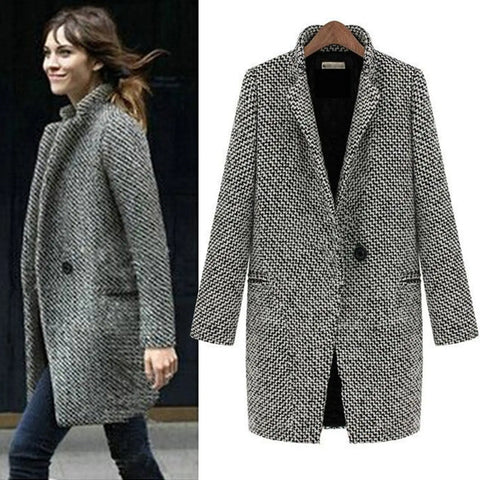 Emma Houndstooth Jacke – Für einen modischen Auftritt