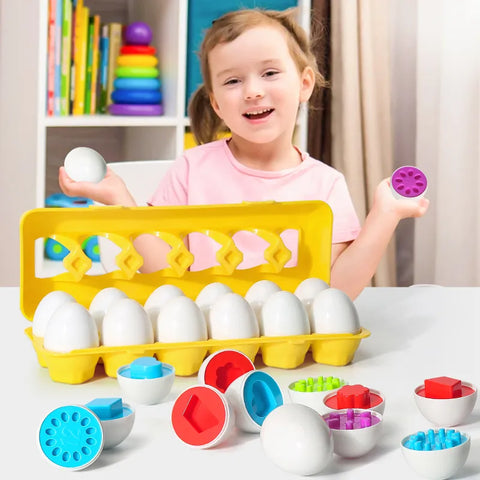 Formen-Match-Eier – Lehrreiches Spielvergnügen für Kinder