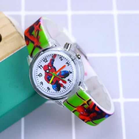 Leuchtende Kinderuhr – Erhältlich in Spider-Man und Frozen Designs