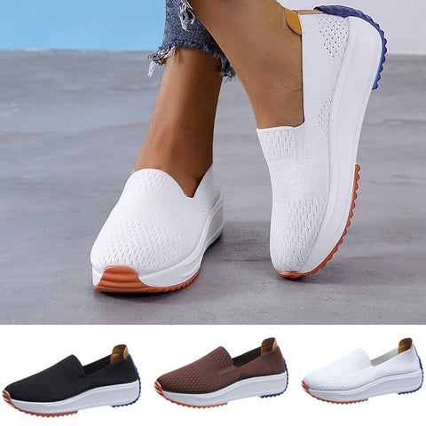 Damen Slip-On Loafers - Bequem und Atmungsaktiv